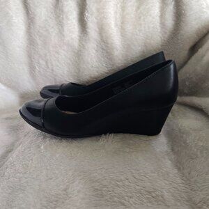 Size 7.5 Black Wedges